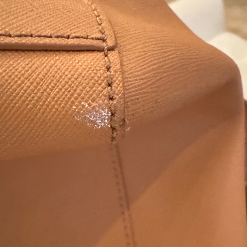 Tory Burch Tan Leather Tote Bag Purse - Picture 11 of 11